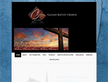 Tablet Screenshot of calvarycares.org